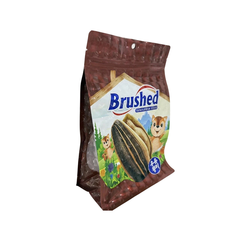 Customized Colorful 8-Side Sealed Aluminum Foil Sealed Bag Gift Self-Sealing Snacks